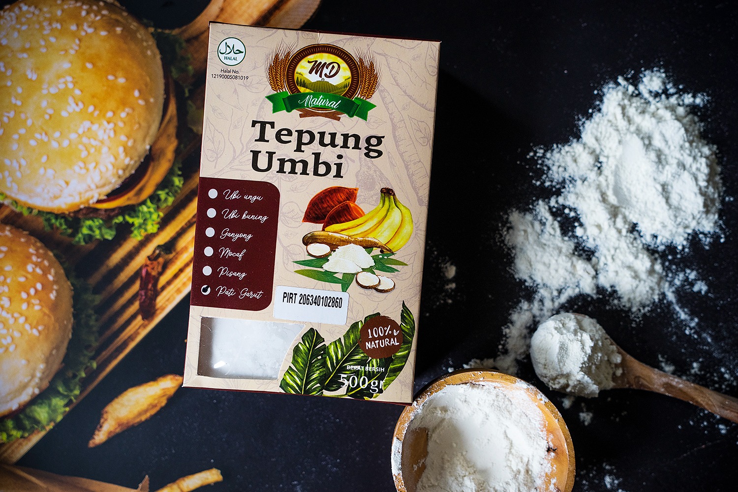 MD NATURAL TEPUNG PATI GARUT